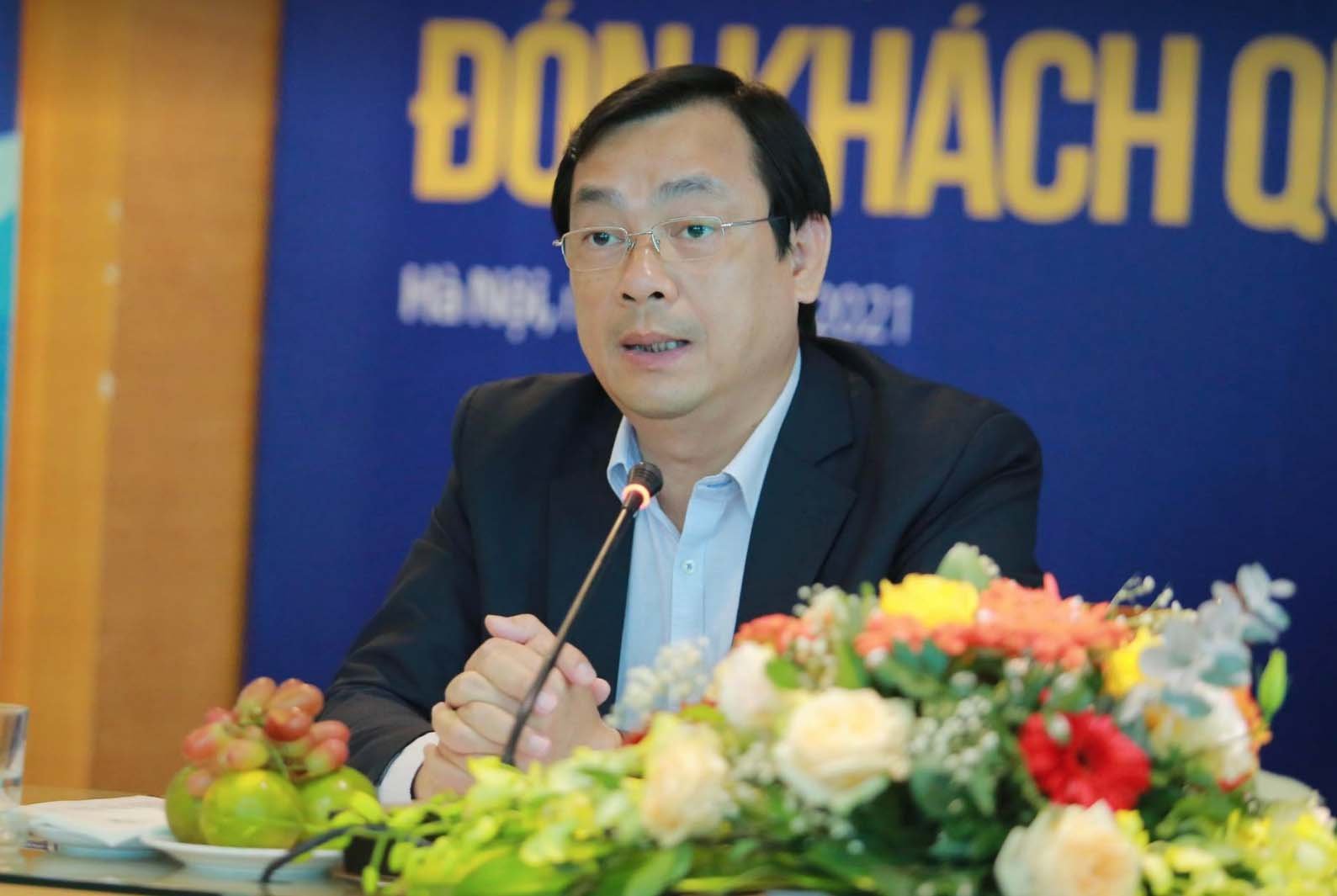 Tổng cục trưởng Tổng cục Du lịch Nguyễn Trùng Khánh phát biểu tại tọa đàm. Ảnh: danviet.vn